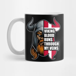 Danish VIkings Viking Blood Runs Through My Veins Mug